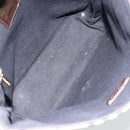 BURBERRY Nova Check Shoulder Bag PVC Beige Gold Auth 153196-11