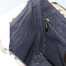 BURBERRY Nova Check Shoulder Bag PVC Beige Gold Auth 153196-19