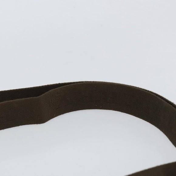 BURBERRY Nova Check Shoulder Bag PVC Beige Gold Auth 153196