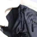 SAINT LAURENT Kahala Tote Bag Canvas Beige Gold 123435 Auth 153197-20