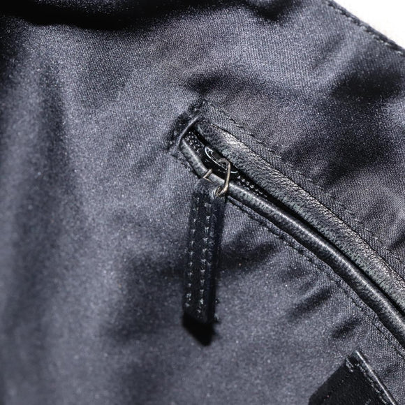 SAINT LAURENT Kahala Tote Bag Canvas Beige Gold 123435 Auth 153197