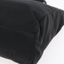 PRADA Hand Bag Nylon Black Silver Auth 153198-16