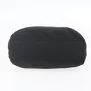 PRADA Hand Bag Nylon Black Silver Auth 153198-5