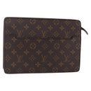 LOUIS VUITTON Monogram Pochette Homme Clutch Bag M51795 LV Auth 153201-1