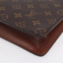 LOUIS VUITTON Monogram Pochette Homme Clutch Bag M51795 LV Auth 153201-15