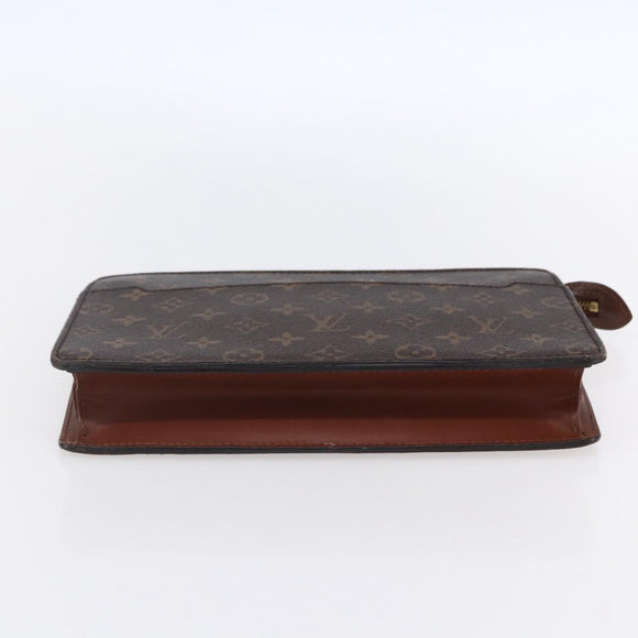 LOUIS VUITTON Monogram Pochette Homme Clutch Bag M51795 LV Auth 153201