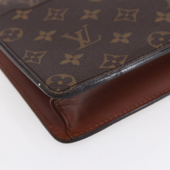 LOUIS VUITTON Monogram Pochette Homme Clutch Bag M51795 LV Auth 153201