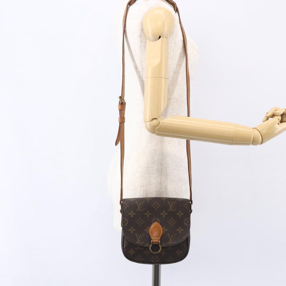 LOUIS VUITTON Monogram Saint Cloud PM Shoulder Bag M51244 LV Auth 153202