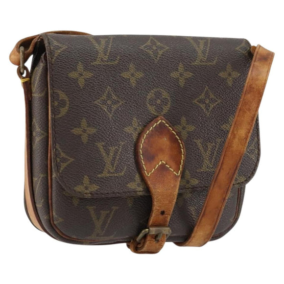 LOUIS VUITTON Monogram Cartouchiere PM Shoulder Bag M51254 LV Auth 153203