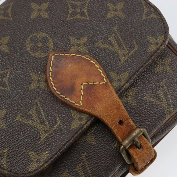 LOUIS VUITTON Monogram Cartouchiere PM Shoulder Bag M51254 LV Auth 153203