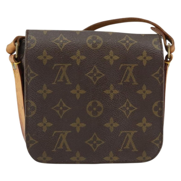 LOUIS VUITTON Monogram Cartouchiere PM Shoulder Bag M51254 LV Auth 153203