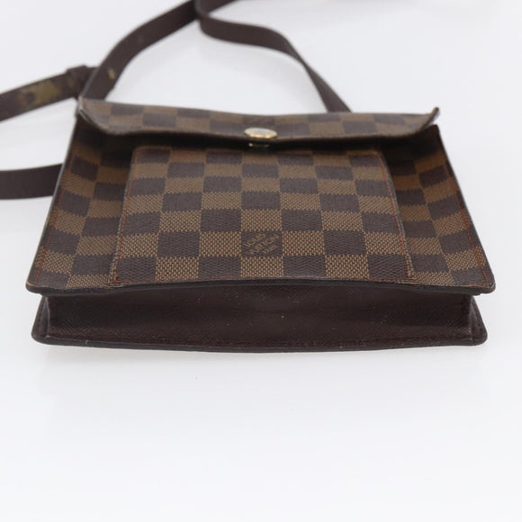 LOUIS VUITTON Damier Ebene Pimlico Shoulder Bag N45272 LV Auth 153205