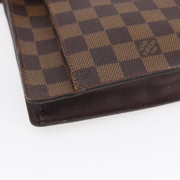 LOUIS VUITTON Damier Ebene Pimlico Shoulder Bag N45272 LV Auth 153205