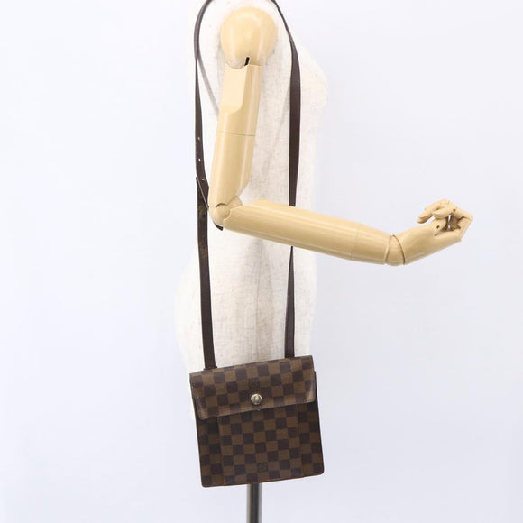 LOUIS VUITTON Damier Ebene Pimlico Shoulder Bag N45272 LV Auth 153205