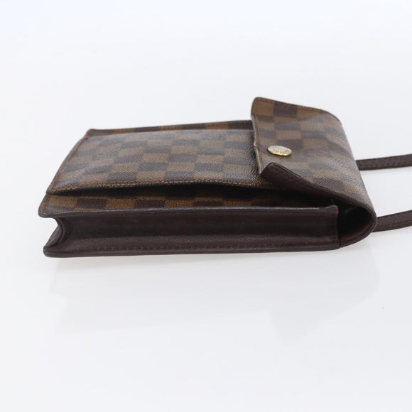 LOUIS VUITTON Damier Ebene Pimlico Shoulder Bag N45272 LV Auth 153205