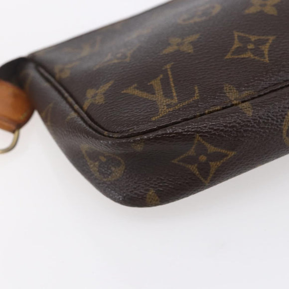LOUIS VUITTON Monogram Pochette Accessoires Pouch M51980 LV Auth 153207