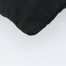 PRADA Shoulder Bag Nylon Black Silver Auth 153208-13