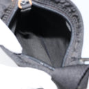 PRADA Shoulder Bag Nylon Black Silver Auth 153208-17