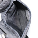 PRADA Shoulder Bag Nylon Black Silver Auth 153208-21