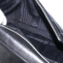 CHANEL Choco Bar Chain Shoulder Bag patent Black Silver CC Auth 153210-22