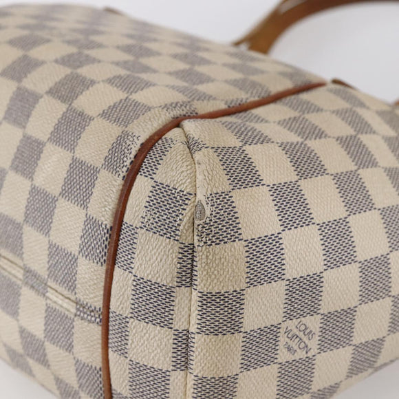 LOUIS VUITTON Damier Azur Totally PM Tote Bag N41280 LV Auth 153212