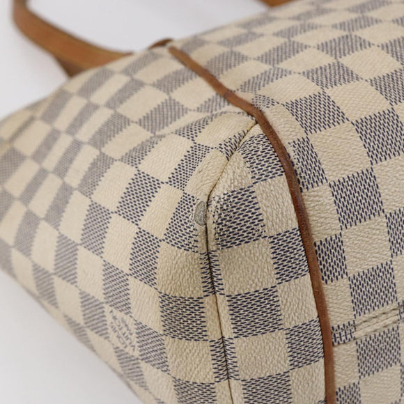 LOUIS VUITTON Damier Azur Totally PM Tote Bag N41280 LV Auth 153212