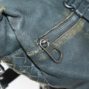 BOTTEGA VENETA INTRECCIATO Hand Bag Leather 2way Black Auth 153214-22