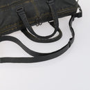 BOTTEGA VENETA INTRECCIATO Hand Bag Leather 2way Black Auth 153214-7