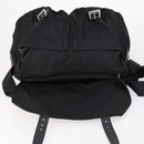 PRADA Shoulder Bag Nylon Black Silver Auth 153216-20