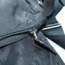 PRADA Shoulder Bag Nylon Black Silver Auth 153216-9