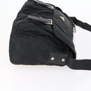 PRADA Shoulder Bag Nylon Black Silver Auth 153216-3
