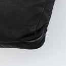 PRADA Shoulder Bag Nylon Black Silver Auth 153217-12