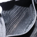PRADA Shoulder Bag Nylon Black Silver Auth 153217-21