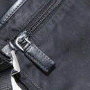 PRADA Shoulder Bag Nylon Black Silver Auth 153217-22