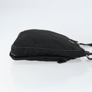 PRADA Shoulder Bag Nylon Black Silver Auth 153217-4