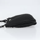 PRADA Shoulder Bag Nylon Black Silver Auth 153217-4