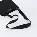 PRADA Shoulder Bag Nylon Black Silver Auth 153217-7