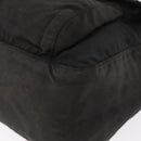 PRADA Shoulder Bag Nylon Black Silver Auth 153218-11