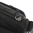 PRADA Shoulder Bag Nylon Black Silver Auth 153218-21
