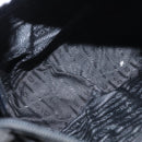 PRADA Shoulder Bag Nylon Black Silver Auth 153218-11