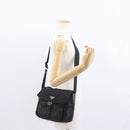 PRADA Shoulder Bag Nylon Black Silver Auth 153218-28