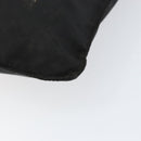 PRADA Shoulder Bag Nylon Black Silver Auth 153219-9