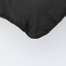 PRADA Shoulder Bag Nylon Black Silver Auth 153219-16