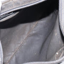 PRADA Shoulder Bag Nylon Black Silver Auth 153219-11