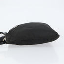 PRADA Shoulder Bag Nylon Black Silver Auth 153219-4