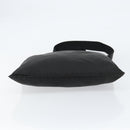 PRADA Shoulder Bag Nylon Black Silver Auth 153219-5