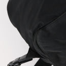 PRADA Backpack Nylon Black Silver Auth 153220-19