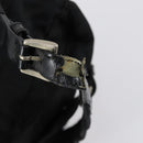 PRADA Backpack Nylon Black Silver Auth 153220-9