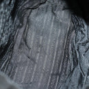 PRADA Backpack Nylon Black Silver Auth 153220-11
