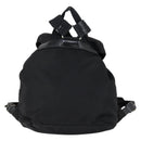 PRADA Backpack Nylon Black Silver Auth 153220-2
